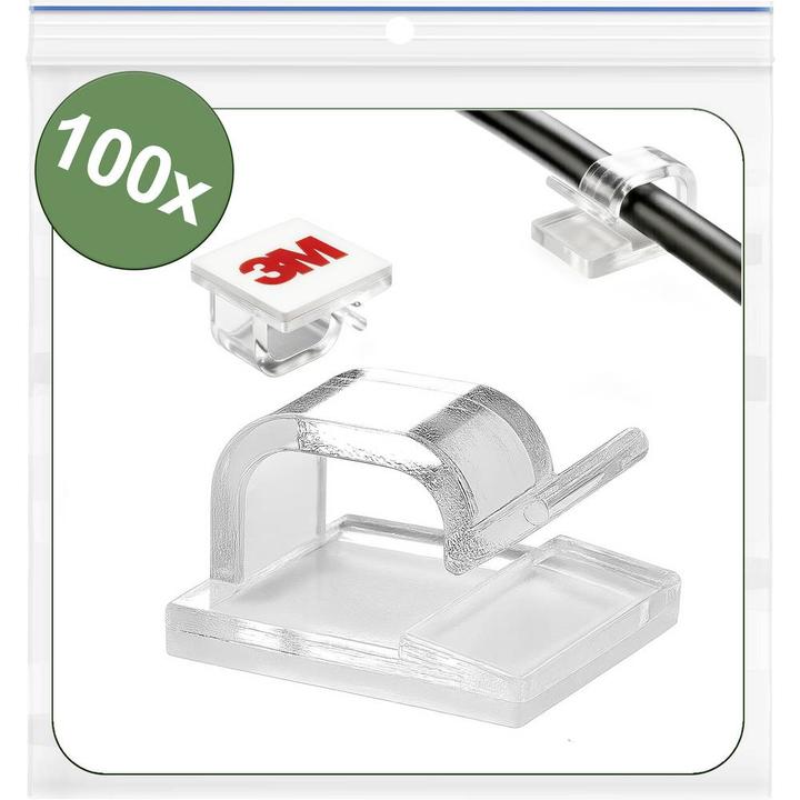 Image du produit Quadrios 25CA749 Kabelclip selbstklebend 25CA749 Bündel-Ø-Bereich 1 bis 7 mm T