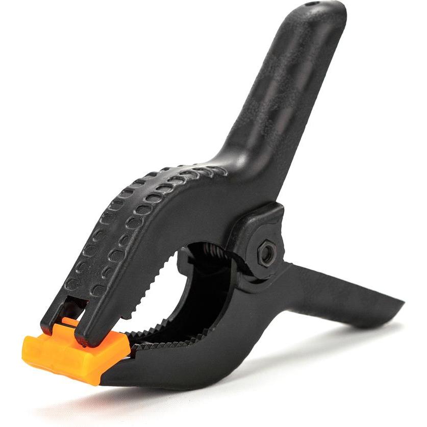 Caruba Federklemme Schwarz/Orange Medium (2 StÃ¼ck), Studioausrüstung Zubehör, Schwarz