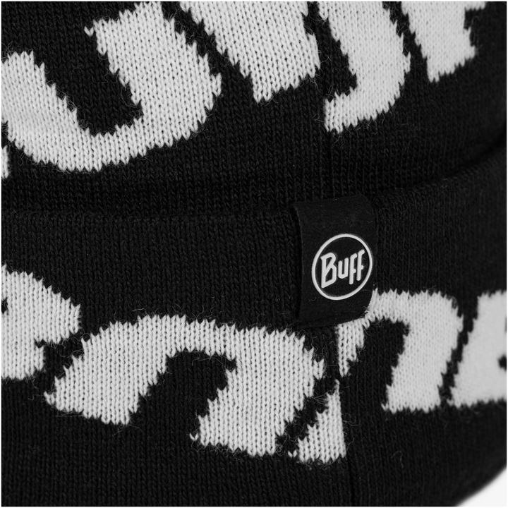 Actual product image Buff Knitted Hat Hido Black