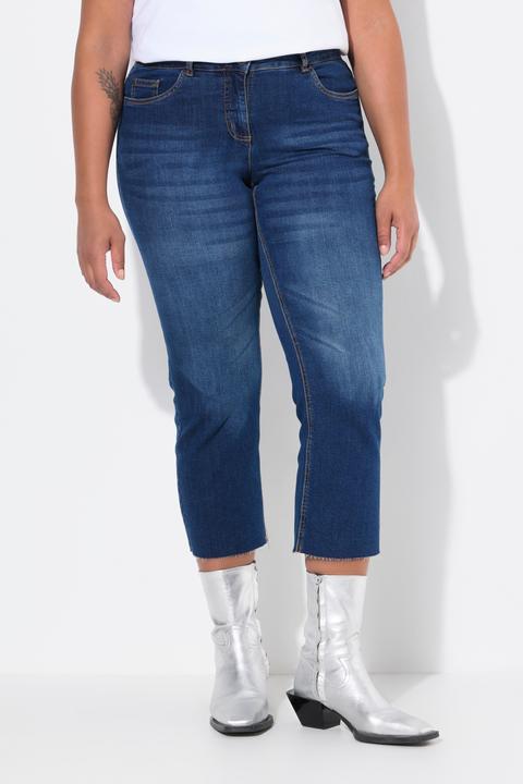 Actual product image Angel of Style Claire 7/8 jeans with comfortable stretch material and raw-cut hems (42)