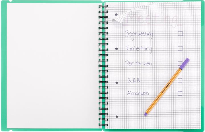 Immagine prodotto Kolma Quaderno Easy A4 a scacchi verde (A4, Quadretti, Copertina rigida)