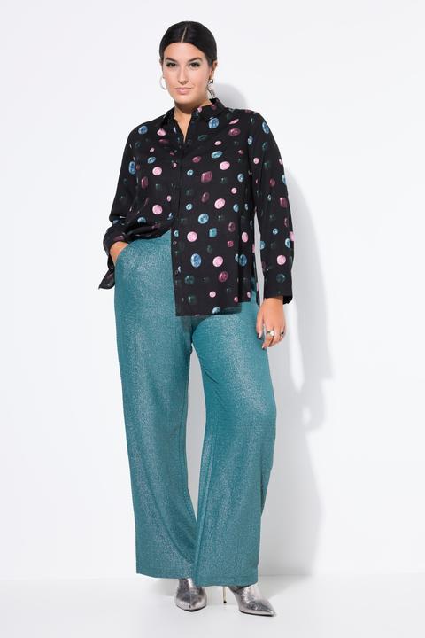 Produktbild Studio Untold Hose, Wide Legs, Struktur und Glitzer (58)