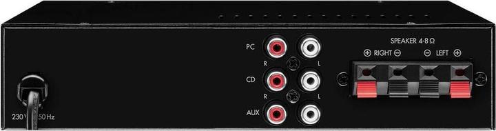 Actual product image Monacor Stereo amplifier, 4xIn 2x12.5W (Amplifier)