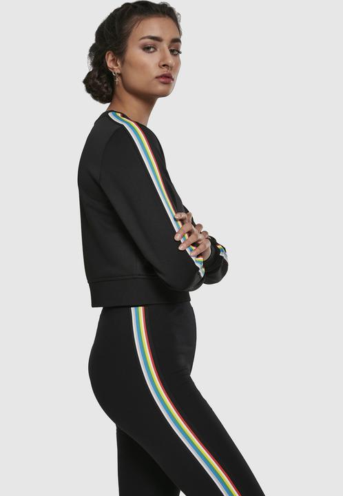 Produktbild Urban Classics Ladies Multicolor Taped Sleeve Crewneck (XXL)