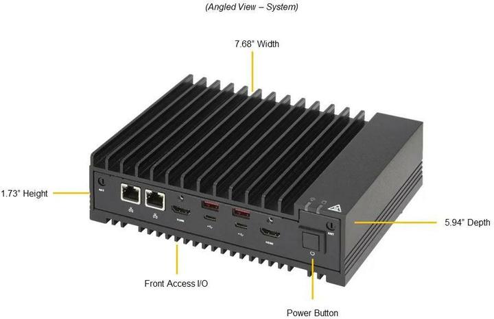 Produktbild Supermicro Barebone SuperServer SYS-E100-13AD-L, Prozessorfamilie