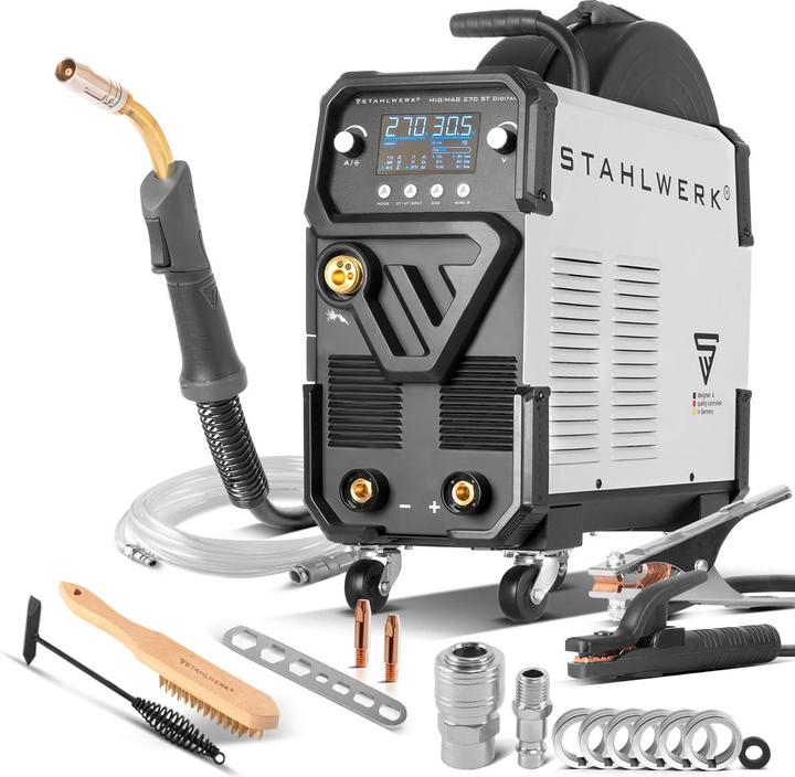 Actual product image Stahlwerk Welding machine MIG MAG 270 Digital IGBT 4-in-1 inverter with 270 A