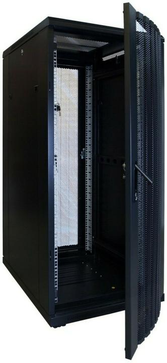 Produktbild Dsit 27 HE 19” Serverschrank, mit perforierter Fronttür (BxTxH) 600 x 800 x 1400mm (27 HE, 19 Zoll Rack)