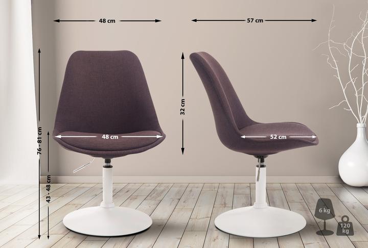 Actual product image CLP Maverick W fabric chair