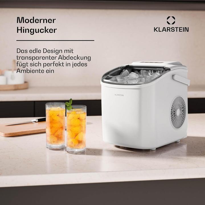Produktbild Klarstein Tragbare Eiswürfelmaschine mit LED-Anzeige