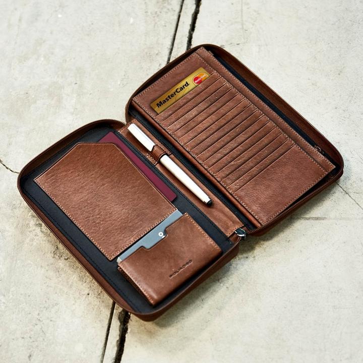 Immagine prodotto Piquadro Black Square - Borsa portadocumenti da viaggio con tasche per carte di credito (Documento & Portafoglio)