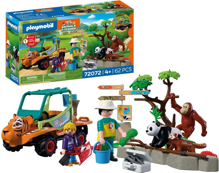 Image du produit Playmobil 72072 Zoo: Tierpflegermobil