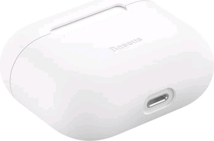 Actual product image Baseus Super Thin Silica Gel Case For Pods2021White (Headphone sleeve)