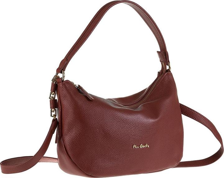 Immagine prodotto Pierre Cardin Damen Schultertasche Made In Italy - Modell Edera Plus - 100% Leder - 32.5 X 19.0 X 10.0 Cm