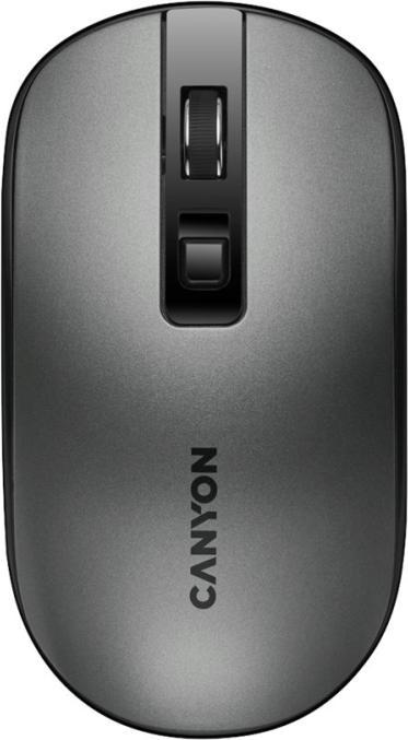Canyon Mouse MW-18 Wireless rechargeable silent Pixart grey retail (Wireless)