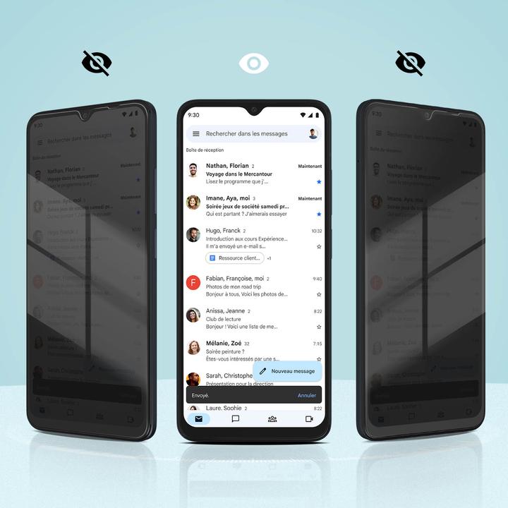 Actual product image Avizar Privacy glass screen protector (1 pcs., Xiaomi Poco C65)