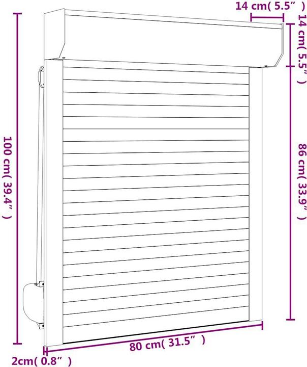 Produktbild vidaXL Helin (80 x 100 cm)