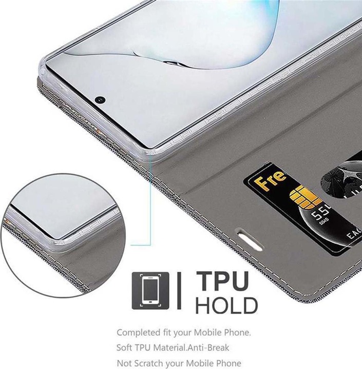 Produktbild Cadorabo Book Jeans Optik Cover (Samsung Galaxy Note 10)