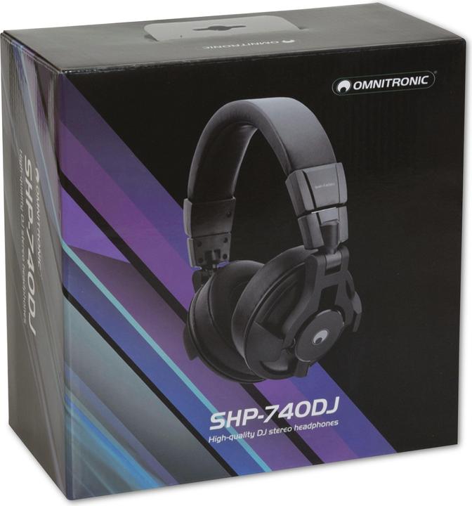 Immagine prodotto Omnitronic SHP-740DJ Cuffie per DJ (NC, Cablato)