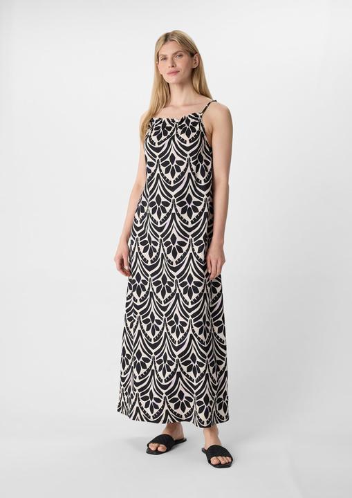 Image du produit Comma Kleid Gemustertes Maxikleid aus Viskosemix (38)