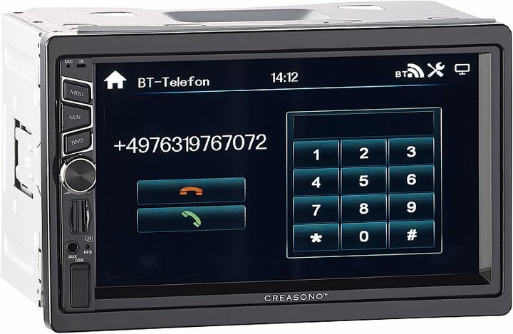 Produktbild Creasono 2-DIN-DAB+/FM-Autoradio (MirrorLink)