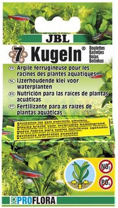 Produktbild JBL Aquaristik und Terraristik Die 7 Kugeln, 7 ca 70 g, F (Aquarium Pflanzenpflege)