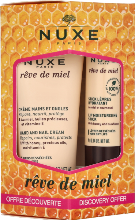 Actual product image Nuxe Reve de Miel Offre Dévouv Mains & Ongles / Lip (30 ml)
