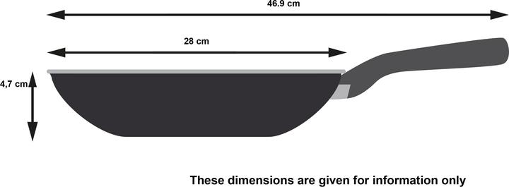 Actual product image Tefal Unlimited On (28 cm, Wok, Aluminium)