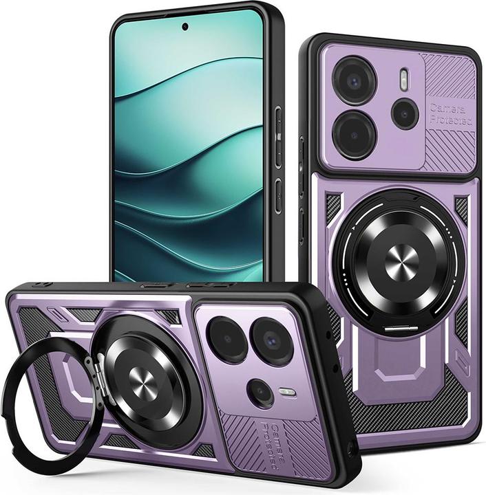 Produktbild Techsuit - RuggedCam - Xiaomi Redmi Note 14 5G - Purple (Xiaomi Redmi Note 14 5G)