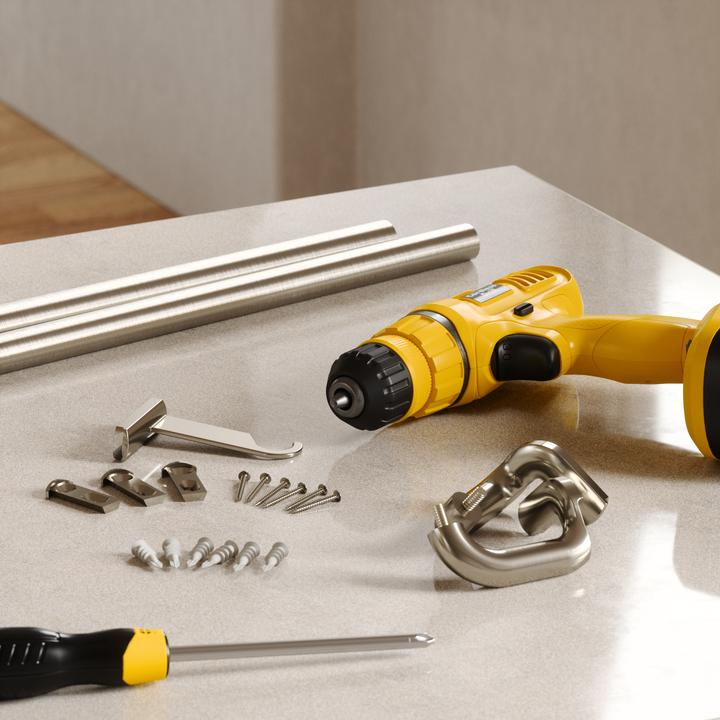 Image du produit Umbra Tringle à rideaux Twilight 168-366 cm, nickel