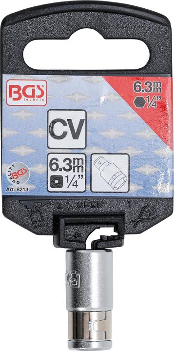 Actual product image BGS Bit adapter (6.3 mm)