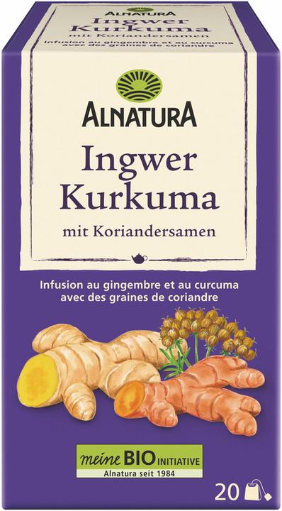 Alnatura Ingwer Kurkuma Tee mit Koriandersamen (40 g)