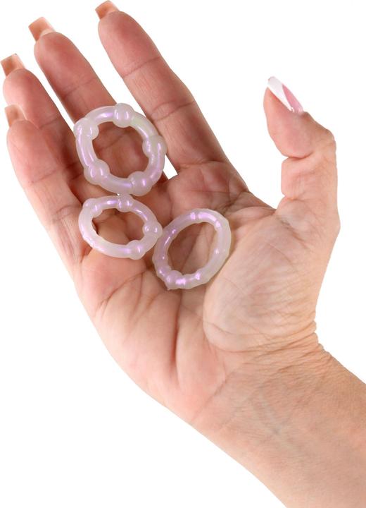 Actual product image NS Novelties fantasia intensity rings pearl