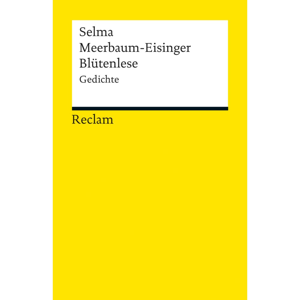 Thumbnail - Blütenlese, Belletristik von Selma Meerbaum-Eisinger