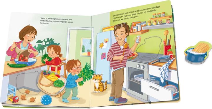 Produktbild Ravensburger Mein grosses Puzzle-Spielbuch: Das essen wir heute (Deutsch)