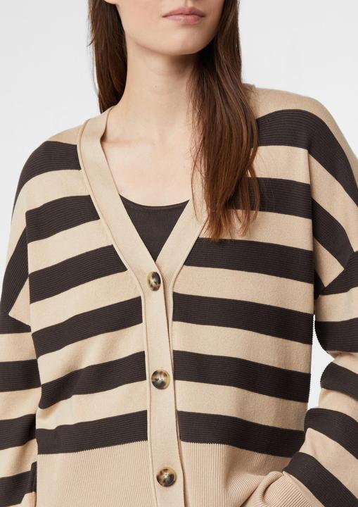 Produktbild Comma Strickjacke Gestreifter Cardigan im Boxy-Fit (34)