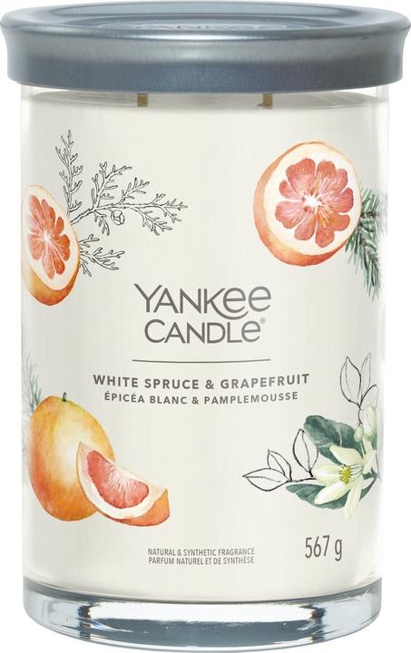 Image du produit Yankee Candle Bougie parfumée White Spruce & Grapefruit Signature Large Tumbler