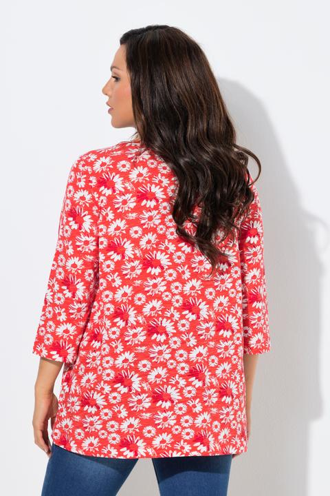 Actual product image Ulla Popken Daisy Print Tee (62)