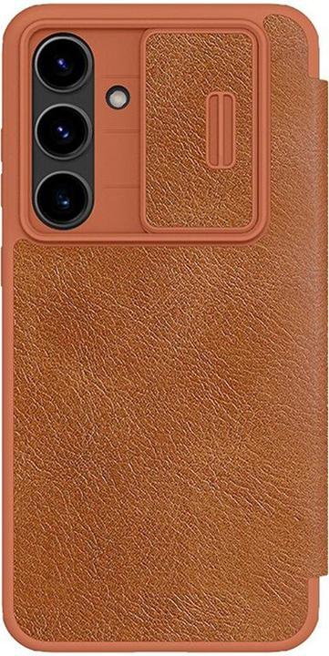 Actual product image Nillkin - Qin Pro Leather Case - Samsung Galaxy S24 FE - Brown (Samsung Galaxy S24 FE)