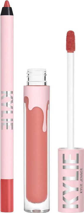Actual product image Kylie Jenner Kylie Cosmetics Matte Lip Kit 704 Sweater Weather for Women 0.10oz (704 Sweater Weather)