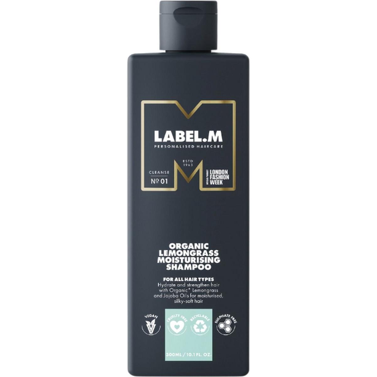 Label.M Lemongrass Zitronengras Feuchtigkeitsshampoo - 1000 ml (1000 ml, Flüssiges Shampoo) (46319271)