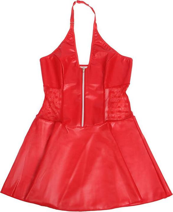 Immagine prodotto Subblime - 957728 ABITO IN PELLE CON ZIP IN PIZZO ROSSO S/M (S, M)
