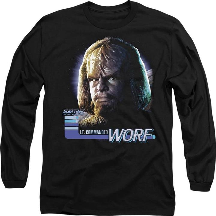 Actual product image Unisex Adult The Next Generation Worf T-Shirt (L)