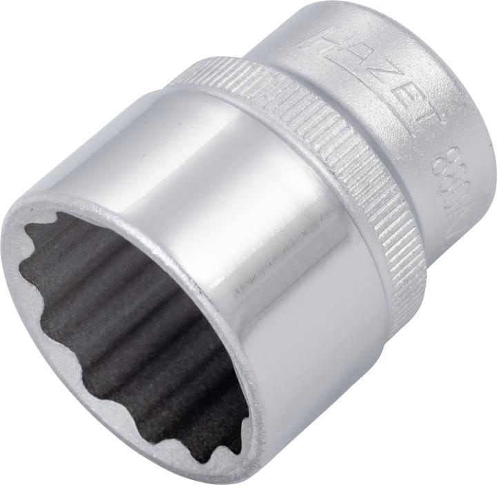 Actual product image HAZET Socket ∙ 12-point 880AZ-13/16 ∙ Square, hollow 10 mm (3/8 inch) ∙ Outside 12-point traction p… (13/16")