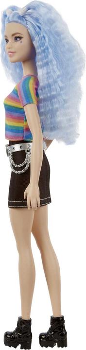 Actual product image Barbie Fashionista Doll - Rainbow top & black skirt