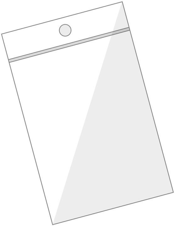 Produktbild BüroLine Pressverschluss Beutel 50x75mm (10 Stk.)