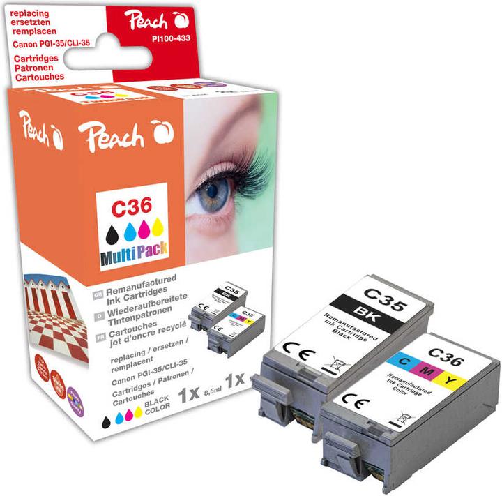 Produktbild Peach PGI-35, CLI-36 (BK, C, M, Y)