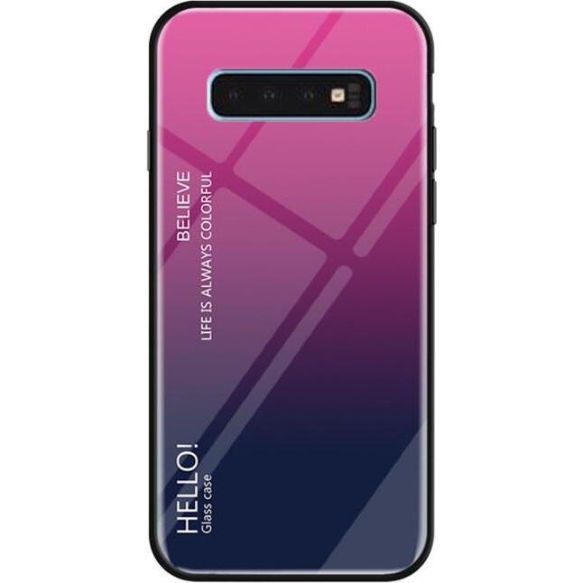 Protectorking SchutzhÃ¼lle Case Cover Bumper Tasche (Samsung Galaxy S10+), Smartphone Hülle, Pink