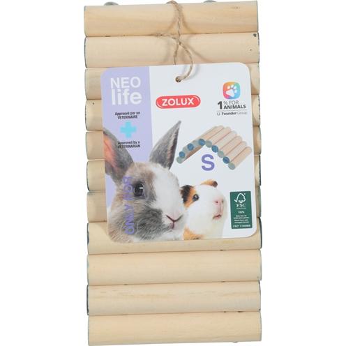 Thumbnail - Zolux Neolife Houten Brug - S 15,5 Cm, Kleintierstalleinrichtung