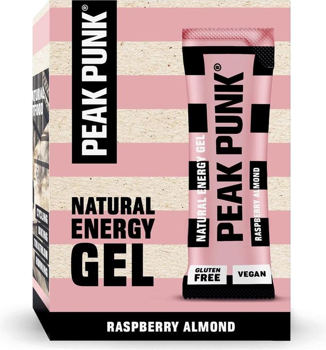 Produktbild Peak Punk Natural Energy Gel (Himbeere, 12 Stk., 341 g)