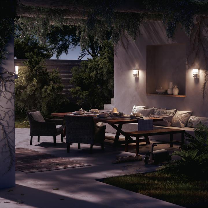 Produktbild Philips Lighting Calgary 929004668801 Aussenwandleuchte E27 Anthrazit (E27, IP44)